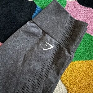 Gymshark Charcoal Leggings with Logo